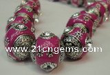 CIB192 19mm round fashion Indonesia jewelry beads wholesale