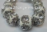CIB200 19mm round fashion Indonesia jewelry beads wholesale
