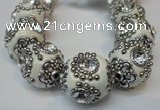 CIB200 19mm round fashion Indonesia jewelry beads wholesale