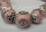 CIB210 17mm round fashion Indonesia jewelry beads wholesale