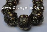 CIB225 18mm round fashion Indonesia jewelry beads wholesale