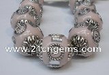 CIB227 18mm round fashion Indonesia jewelry beads wholesale