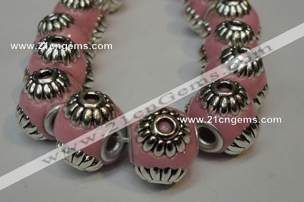 CIB233 14mm round fashion Indonesia jewelry beads wholesale