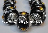 CIB238 15mm round fashion Indonesia jewelry beads wholesale