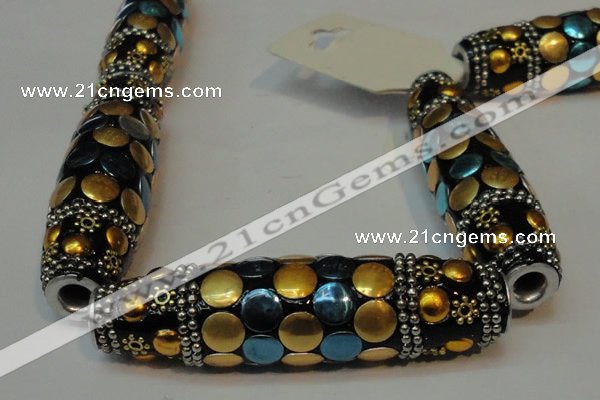 CIB24 17*60mm rice fashion Indonesia jewelry beads wholesale