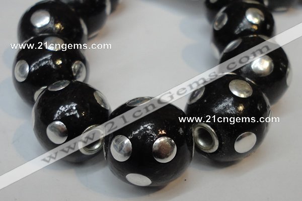 CIB242 18mm round fashion Indonesia jewelry beads wholesale