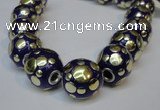 CIB247 18mm round fashion Indonesia jewelry beads wholesale