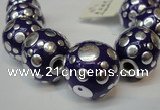 CIB252 22mm round fashion Indonesia jewelry beads wholesale