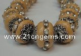 CIB272 14*16mm rondelle fashion Indonesia jewelry beads wholesale