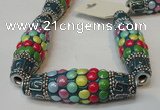 CIB28 17*60mm rice fashion Indonesia jewelry beads wholesale