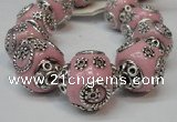 CIB280 16*16mm rondelle fashion Indonesia jewelry beads wholesale