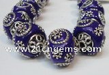 CIB283 16*16mm rondelle fashion Indonesia jewelry beads wholesale