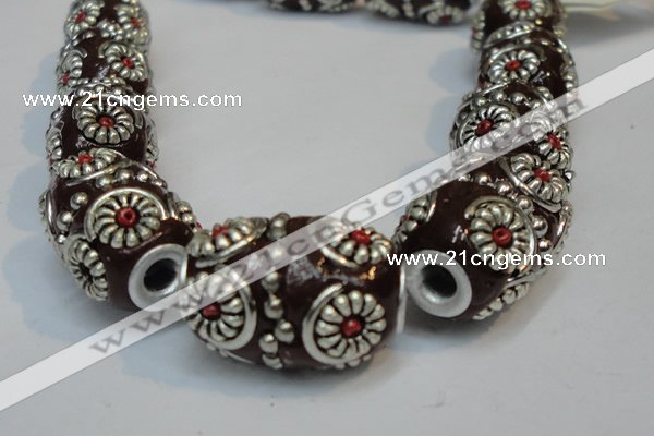 CIB298 14*22mm drum fashion Indonesia jewelry beads wholesale