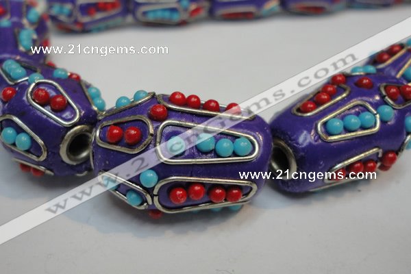 CIB312 17*26mm drum fashion Indonesia jewelry beads wholesale