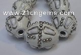 CIB316 20*23mm drum fashion Indonesia jewelry beads wholesale