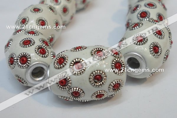 CIB325 16*21mm drum fashion Indonesia jewelry beads wholesale