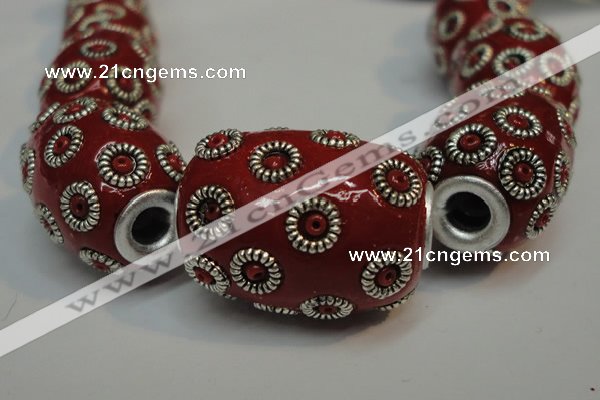 CIB327 16*21mm drum fashion Indonesia jewelry beads wholesale