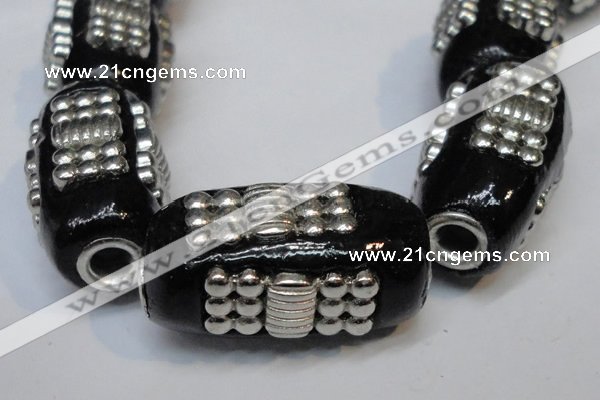 CIB330 16*28mm drum fashion Indonesia jewelry beads wholesale