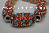 CIB336 17*33mm drum fashion Indonesia jewelry beads wholesale