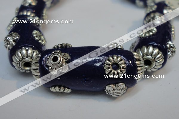 CIB342 14*35mm rice fashion Indonesia jewelry beads wholesale