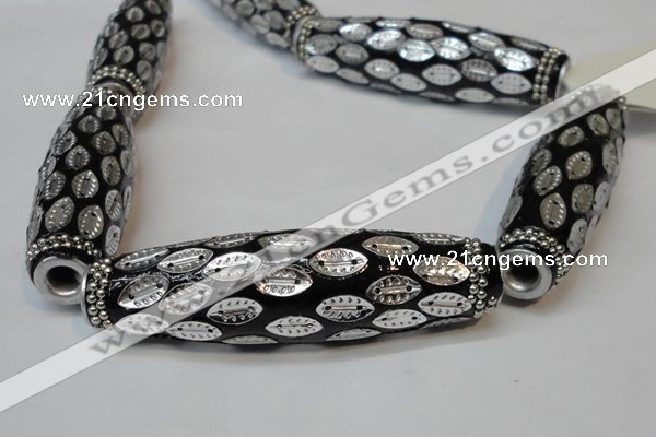 CIB36 17*60mm rice fashion Indonesia jewelry beads wholesale