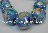 CIB360 23mm round fashion Indonesia jewelry beads wholesale
