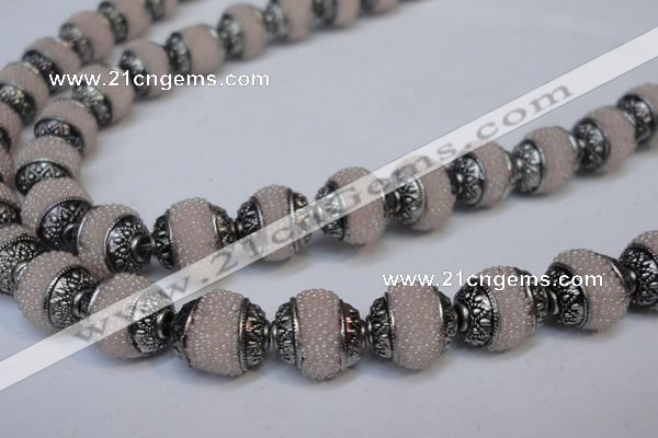 CIB380 8mm round fashion Indonesia jewelry beads wholesale