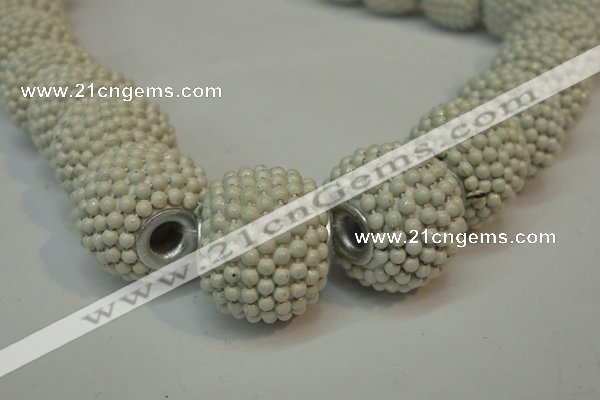 CIB390 15mm round fashion Indonesia jewelry beads wholesale