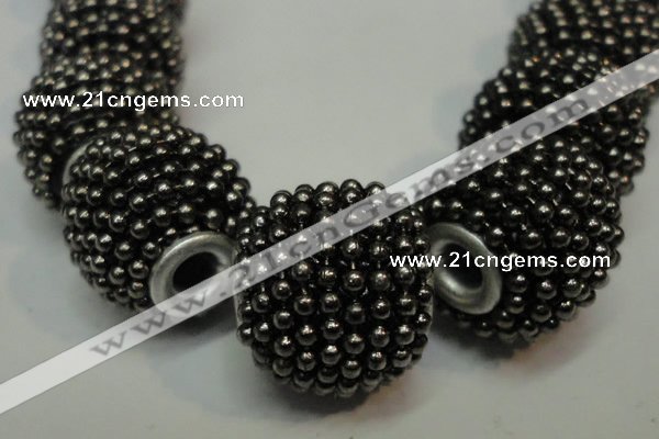 CIB392 15mm round fashion Indonesia jewelry beads wholesale