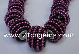 CIB395 15mm round fashion Indonesia jewelry beads wholesale