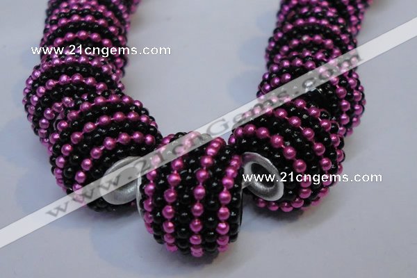 CIB395 15mm round fashion Indonesia jewelry beads wholesale