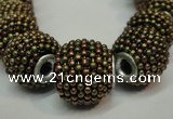 CIB396 15mm round fashion Indonesia jewelry beads wholesale