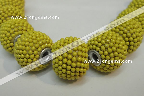 CIB400 17mm round fashion Indonesia jewelry beads wholesale