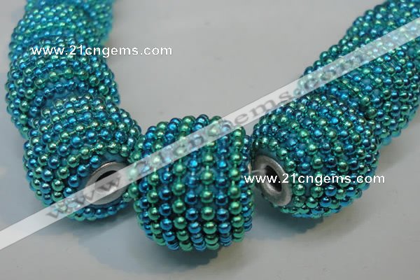 CIB401 17mm round fashion Indonesia jewelry beads wholesale