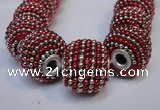 CIB403 17mm round fashion Indonesia jewelry beads wholesale