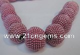 CIB410 20mm round fashion Indonesia jewelry beads wholesale