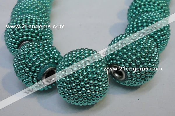 CIB414 20mm round fashion Indonesia jewelry beads wholesale