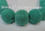 CIB419 30mm round fashion Indonesia jewelry beads wholesale