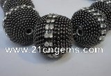 CIB426 25mm round fashion Indonesia jewelry beads wholesale