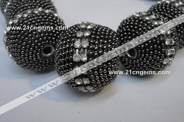 CIB426 25mm round fashion Indonesia jewelry beads wholesale