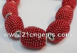 CIB430 14*21mm drum fashion Indonesia jewelry beads wholesale