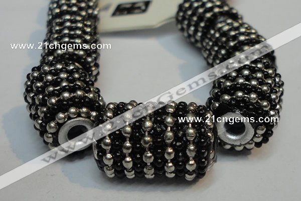 CIB437 14*21mm drum fashion Indonesia jewelry beads wholesale