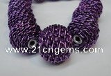 CIB452 24mm round fashion Indonesia jewelry beads wholesale