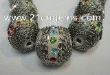 CIB460 25mm round fashion Indonesia jewelry beads wholesale