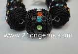 CIB462 25mm round fashion Indonesia jewelry beads wholesale