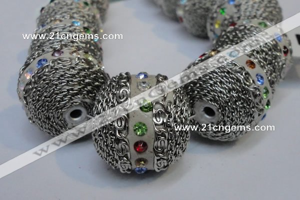 CIB465 25mm round fashion Indonesia jewelry beads wholesale