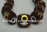 CIB483 15*16mm drum fashion Indonesia jewelry beads wholesale