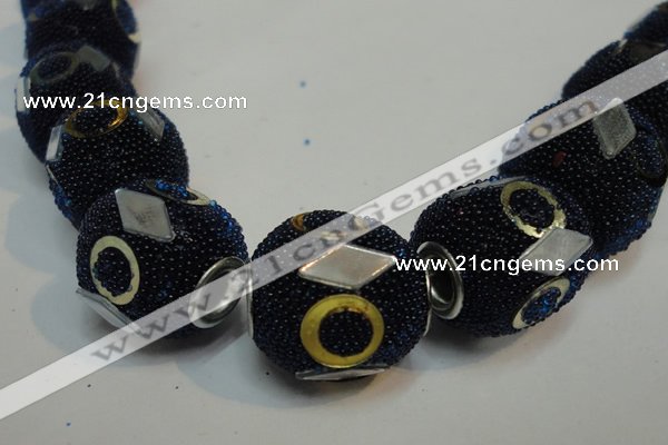 CIB484 15*16mm drum fashion Indonesia jewelry beads wholesale
