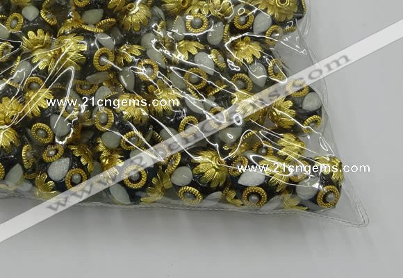 CIB540 22mm round fashion Indonesia jewelry beads wholesale