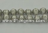 CIB545 22mm round fashion Indonesia jewelry beads wholesale